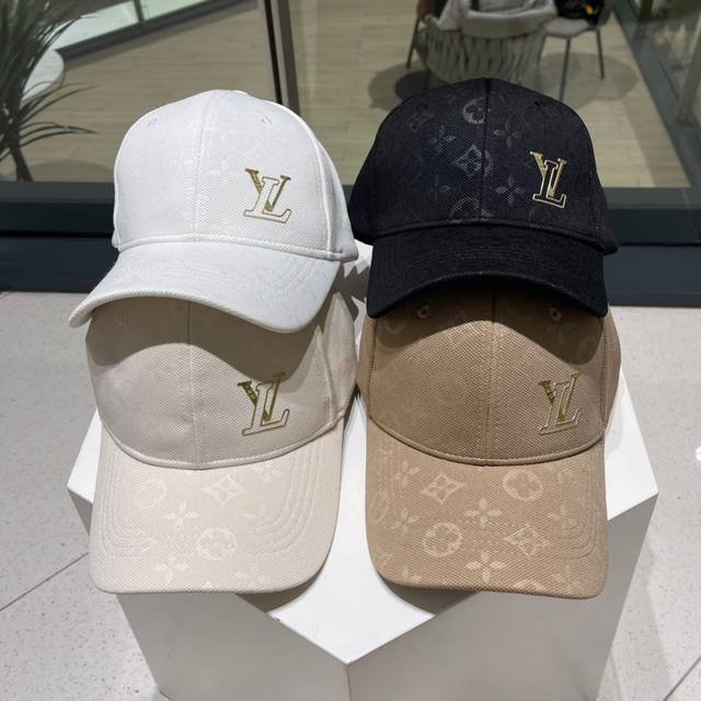 路易威登棒球帽 Louisvuitton 新款lv棒球帽。高端大气，百搭款男女通用！