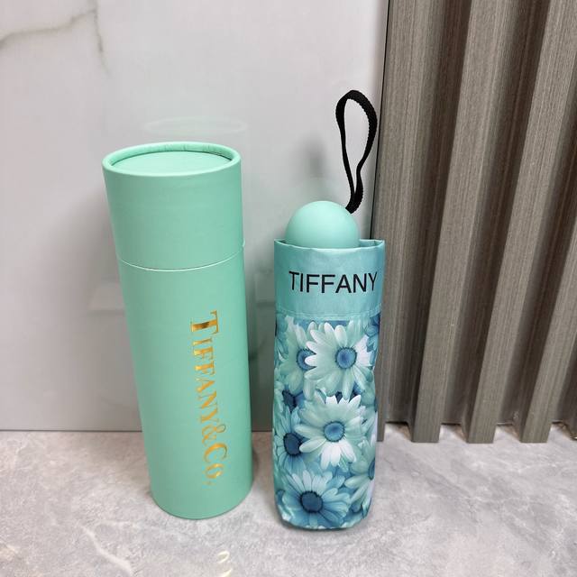 Tiffany 蒂芙尼 自然 2024新款 五折 折叠晴雨伞 时尚原单代工品质 细节精致 看得见的品质 打破一成不变 色泽纯正艳丽！