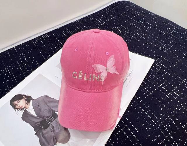 特价 配防尘袋。 Celine赛琳 2024新款新做旧棒球帽，专柜经典款，男女通用 - 点击图像关闭