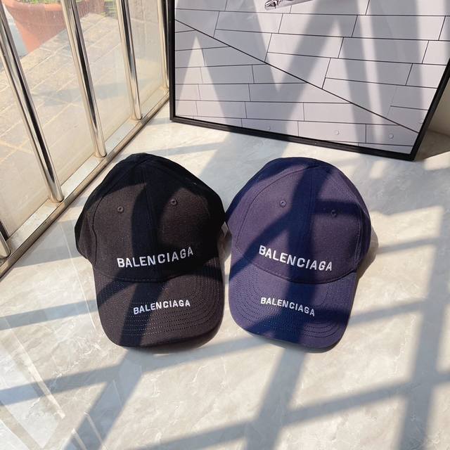 跑量 新款balenciaga 巴黎世家鸭舌帽 字母刺绣标志棒球帽 雅痞街头风，时尚男女妥妥驾驭！纯棉材质。