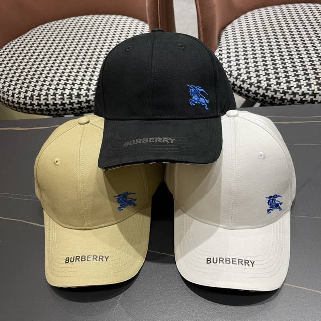 Burberry巴宝莉 经典网官新款经典棒球帽，简约尚时风，男女同款！高质品，尊享品质感！ - 点击图像关闭