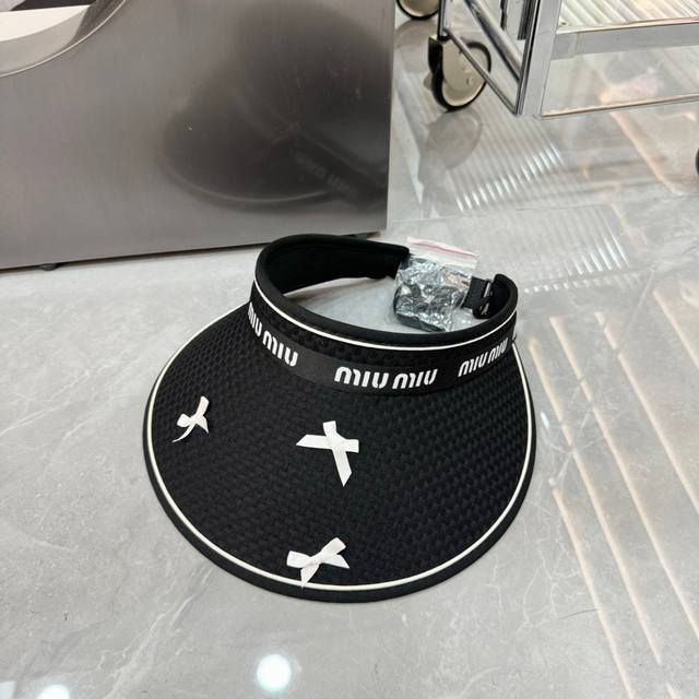 跑量 Miu～新款空顶帽 华夫格纹路遮脸空顶帽 出街遮阳必备款！