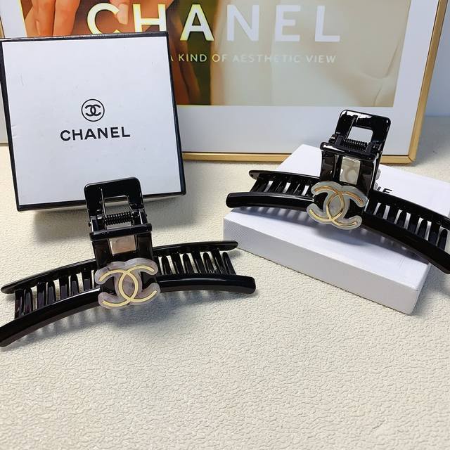 Chanel小香 Chanel抓夹 醋酸logo抓夹 气质百搭 日常精致小单品 小仙女必入单品 宝藏款 闭眼入推荐款 单个配发箍