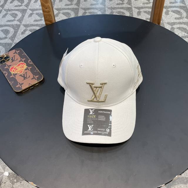 路易威登棒球帽louisvuitton Lv棒球帽，简约大气，经典老花，男女用