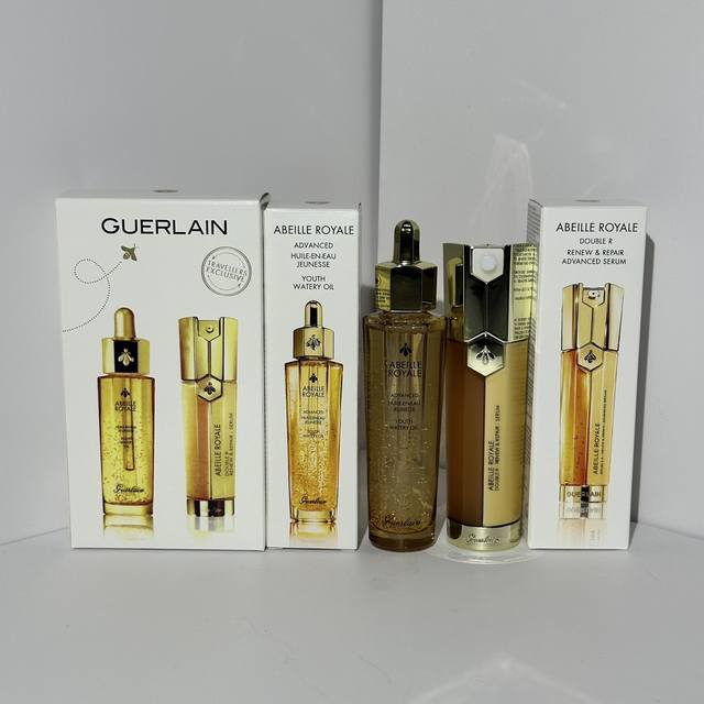 一比一 娇兰帝皇蜂姿两件套！内含：双管精华50Ml+复原蜜50Ml。