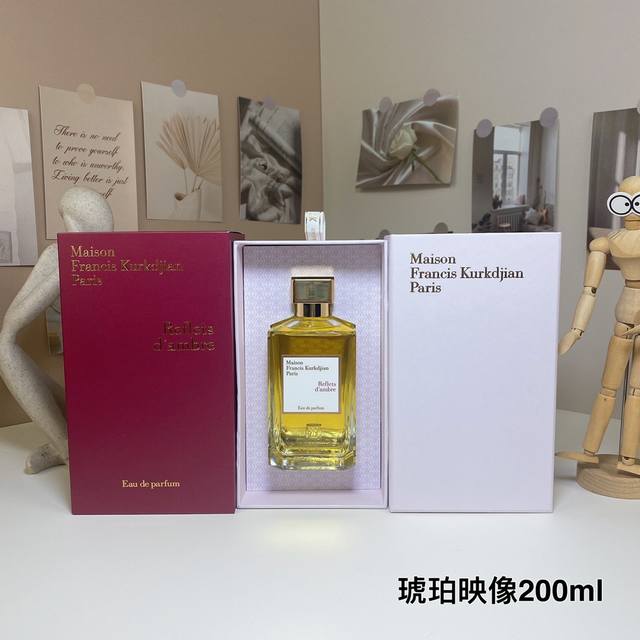 库尔吉安琥珀映像200Ml Maison Francis Kurkdjian Reflets D'Ambre,2024 品牌：梵诗柯香 调香师：Francis