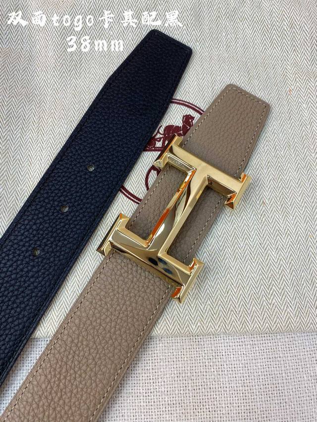 Hermes-H Belt Buckle & Reversible Leather Strap28Mm 爱马仕专柜同步 进口epsom双面小牛皮 精钢精品五金