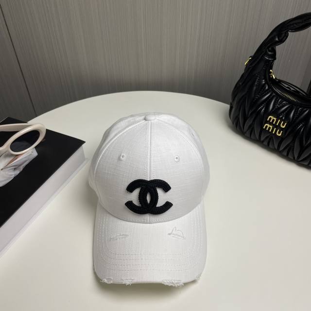 香奈儿chanel 新品棒球帽，Logo小香经典简约，时尚休闲设计 跑量新品