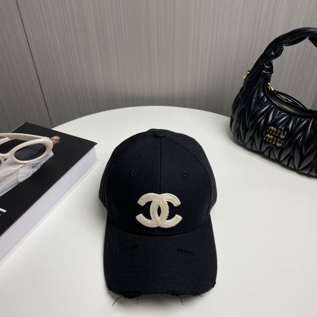 香奈儿chanel 新品棒球帽，Logo小香经典简约，时尚休闲设计 跑量新品