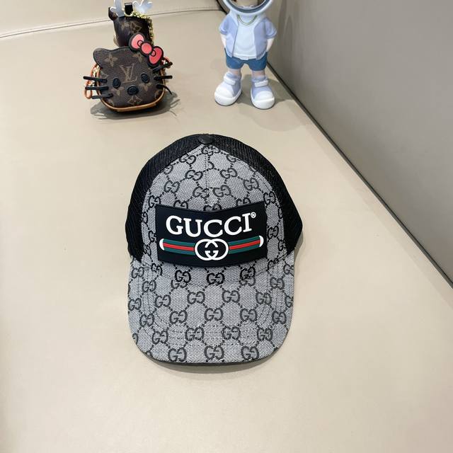 古奇gucci 新款原单棒球帽， 精致純也格调很有感觉，很酷很时尚，专柜断货热门，质量超赞