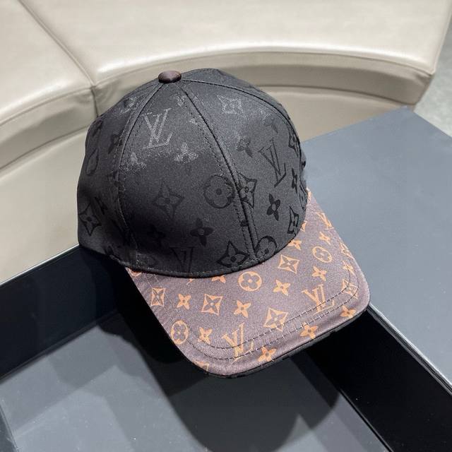 路易威登 Louisvuitton 2024春夏新款lv棒球帽，重工打造完美老花迷彩，高端大气，百搭款男女通用！