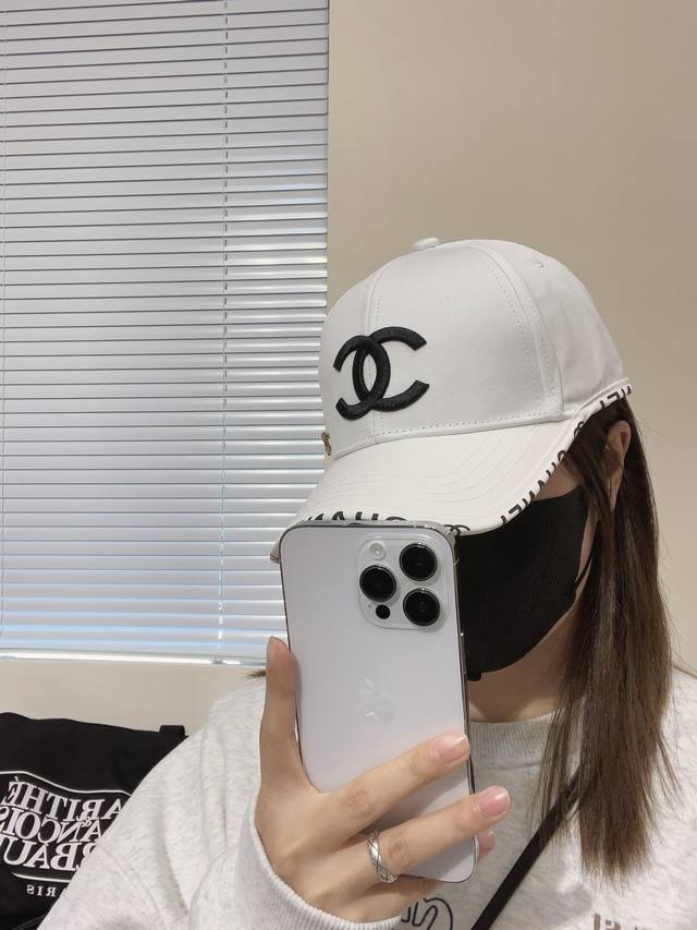 香奈儿chanel 新品棒球帽，Logo小香经典简约，时尚休闲设计 跑量新品