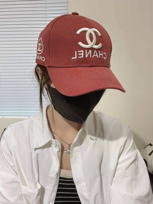 香奈儿chanel 新品棒球帽，刺绣logo小香经典简约，时尚休闲设计 跑量新品