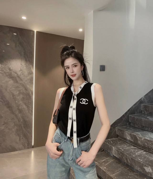 香奈儿小背心，搭外套单穿超爆 均码