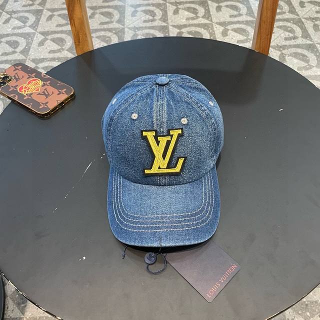 路易威登棒球帽louisvuitton Lv牛仔棒球帽，简约大气，经典老花，男女通用