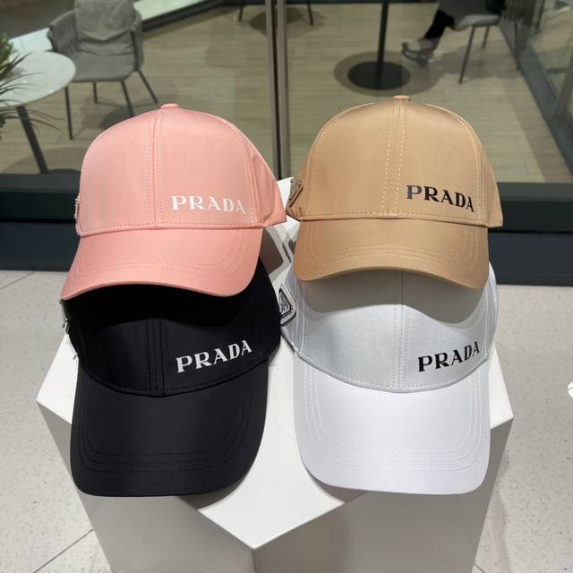 Prada 普拉达 新品棒球帽 时尚潮流，高端做工！非一般的品质，细节看实拍哦