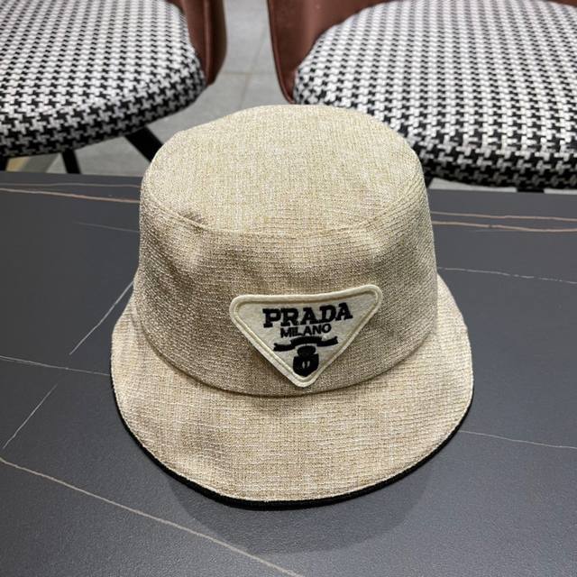 普拉达 Prada2024新款渔夫帽，超好搭配，赶紧入手吧