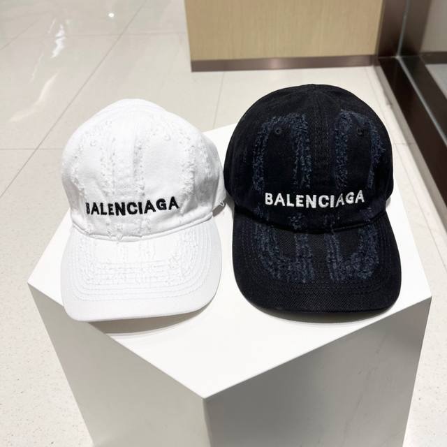 巴黎世家balenciaga最新版本刺绣印花字母棒球帽，加长帽檐更修饰脸型，高品质定制！潮人必备最新入手时尚单品，