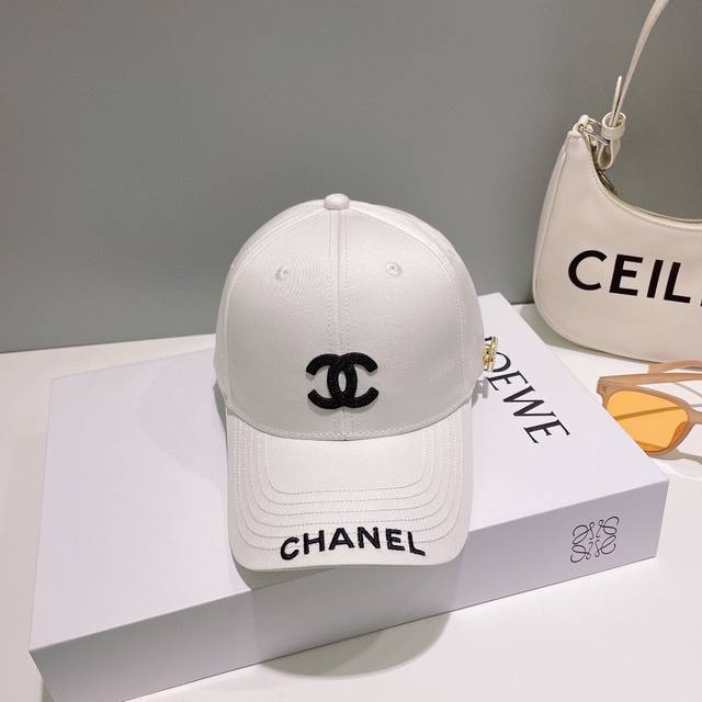 香奈儿chanel 新品棒球帽，Logo小香经典简约，时尚休闲设计 跑量新品