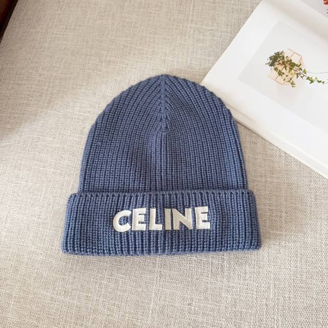 Celine 思琳 2024秋冬新款毛线帽，男女款针织帽，