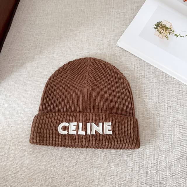 Celine 思琳 2024秋冬新款毛线帽，男女款针织帽，