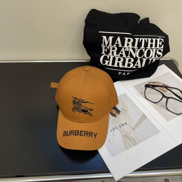 上新 巴宝莉burberry 原单棒球帽，经典简约刺绣原单新品，超喜欢自留的棒球帽哦