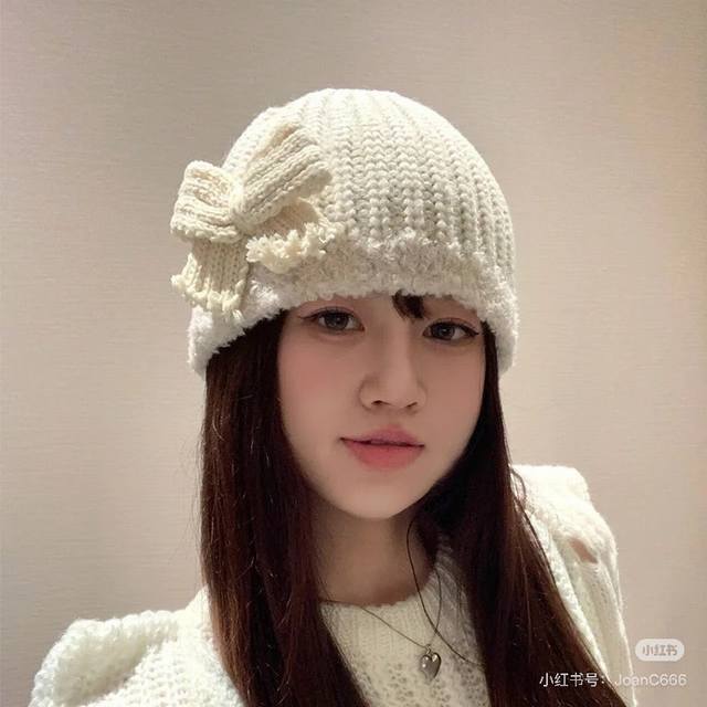 Chanel香奈儿针织毛线帽，