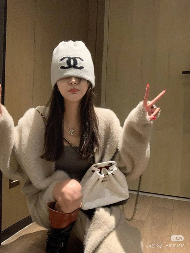 Chanel香奈儿针织毛线帽