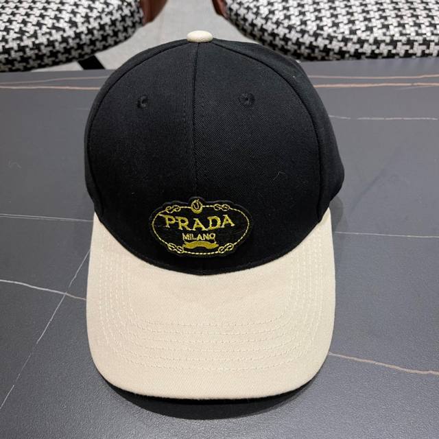 Prada 普拉达 2024新品棒球帽 时尚潮流，高端做工！细节看实拍哦