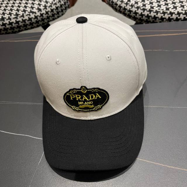 Prada 普拉达 2024新品棒球帽 时尚潮流，高端做工！细节看实拍哦