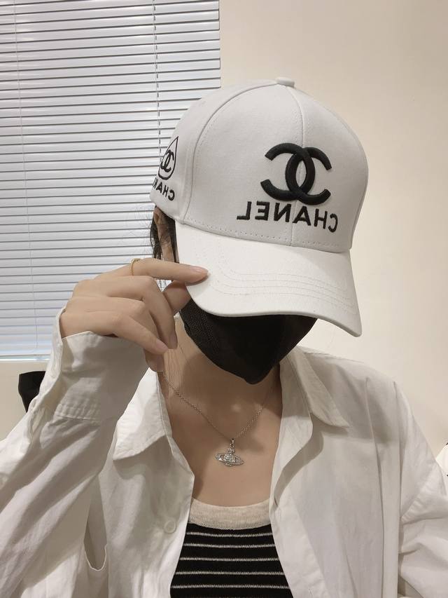 香奈儿Chanel 新品棒球帽，刺绣Logo小香经典简约，时尚休闲设计 跑量新品