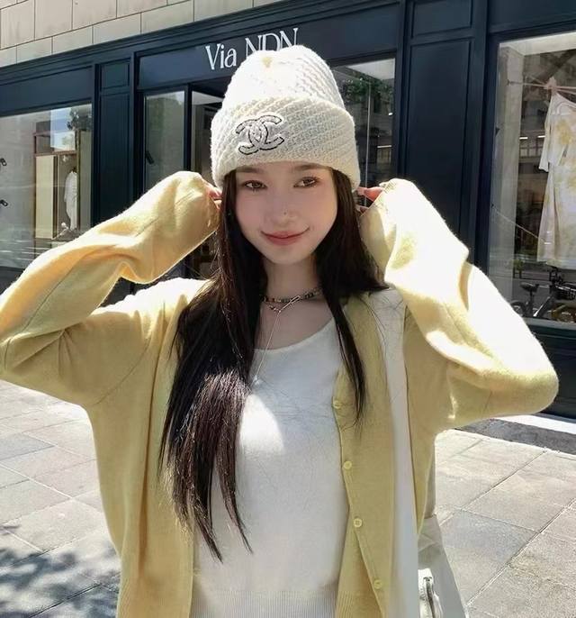 Chanel香奈儿针织毛线帽