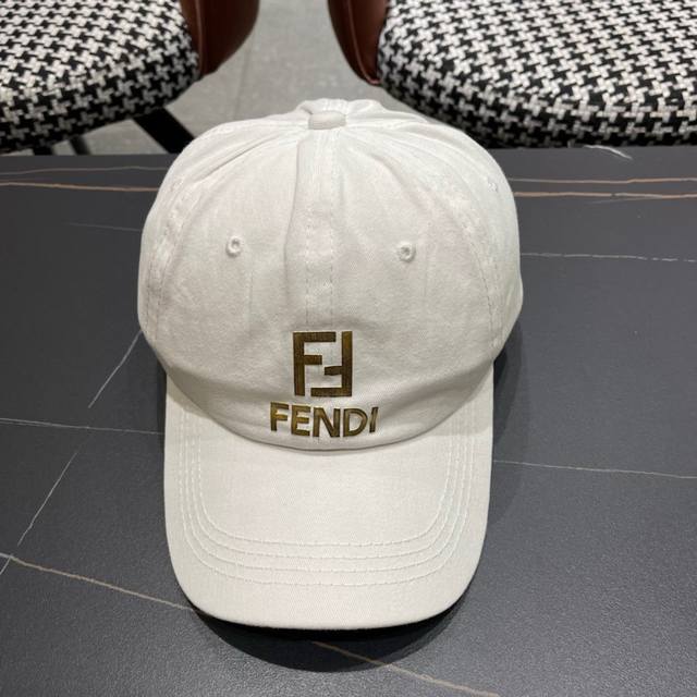 Fendi 芬迪 2024新款棒球帽， 双F提花口碑极佳，轻盈透气！质量超赞，基础头围56，贴片可调节。