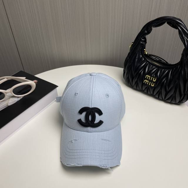 香奈儿Chanel 新品棒球帽，Logo小香经典简约，时尚休闲设计 跑量新品