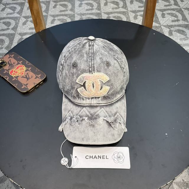 Chanel香奈儿 牛仔 新款简约风，新品系列棒球帽，爆款，大牌同步，超好搭配，出货！